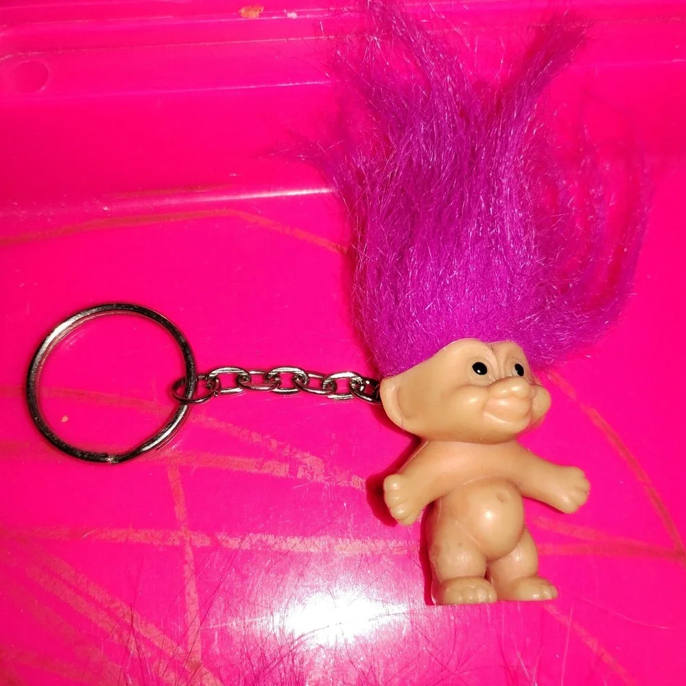 Vintage Troll Dolls‎ 90s Russ VTG Trolls  Lot Of 13 Angels Keychain Shorts